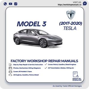 Tesla Model 3 Workshop Manual 2017-2020 PDF Download