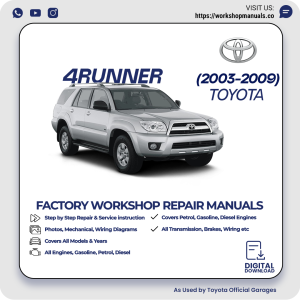 Toyota 4Runner Workshop Manual 2003-2009 PDF Download