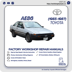 Toyota AE86 Workshop Manual 1983-1987 PDF Download