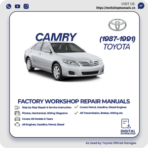 Toyota Camry Workshop Manual 1987-1991 PDF Download