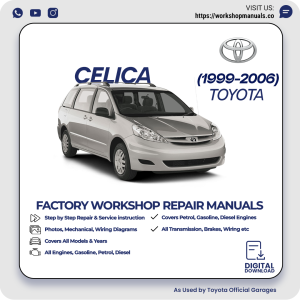 Toyota Celica Workshop Manual 1999-2006 PDF Download