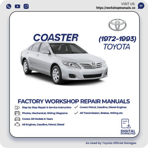 Toyota Coaster Workshop Manual 1972-1993 PDF Download