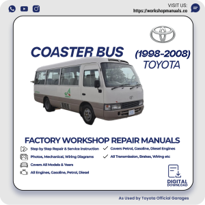 Toyota Coaster Bus Workshop Manual 1998-2008 PDF Download