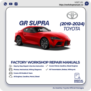 Toyota GR Supra Workshop Manual 2019-2024 PDF Download