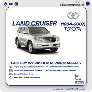 Toyota Land Cruiser Workshop Manual 1984-2007 PDF Download