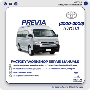 Toyota Previa Workshop Manual 2000-2005 PDF Download