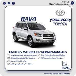 Toyota RAV4 Workshop Manual 1994-2000 PDF Download