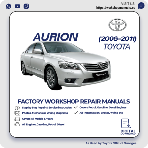 Toyota Aurion Workshop Repair Manual PDF Download