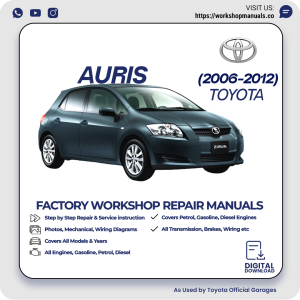 Toyota Auris Workshop Repair Manual PDF Download