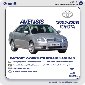 Toyota Avensis Workshop Repair Manual PDF Download