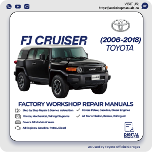 Toyota FJ Cruiser Workshop Repair Manual PDF Download