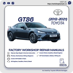 Toyota GT86 Workshop Repair Manual PDF Download