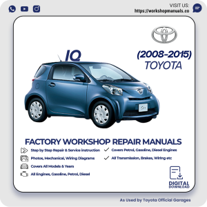 Toyota iQ Workshop Repair Manual PDF Download
