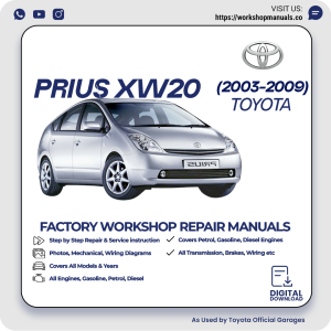 Toyota Prius XW20 Workshop Repair Manual PDF Download