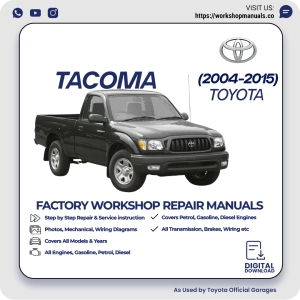 Toyota Tacoma Workshop Repair Manual PDF Download