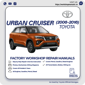 Toyota Urban Cruiser Workshop Repair Manual PDF Download
