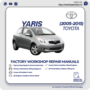 Toyota Yaris Workshop Repair Manual PDF Download