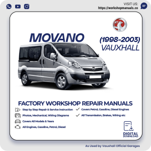 Vauxhall Movano Workshop Manual 1998-2003 PDF Download