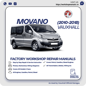 Vauxhall Movano Workshop Manual 2010-2018 PDF Download