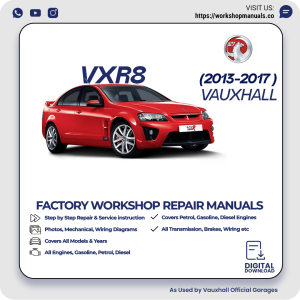 Vauxhall VXR8 Workshop Manual 2013-2017 PDF Download