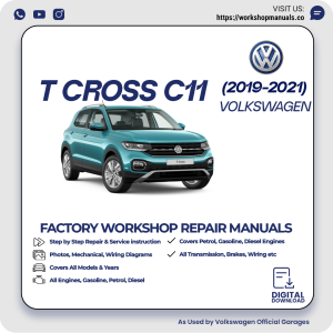 Volkswagen T-Cross Workshop Manual 2019-2021 PDF Download