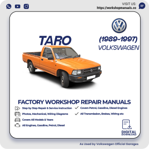 Volkswagen Taro Workshop Manual 1989-1997 PDF Download