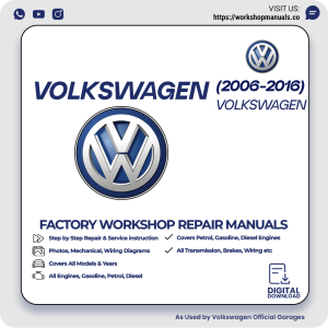 Volkswagen Workshop Manual 2006-2016 PDF Download