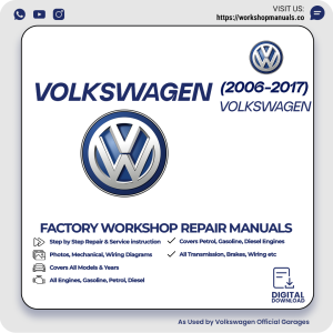 Volkswagen Workshop Manual 2006-2017 PDF Download