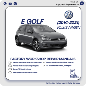Volkswagen e-Golf Workshop Manual 2014-2021 PDF Download