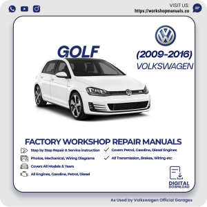 Volkswagen Golf Workshop Manual 2009-2016 PDF Download