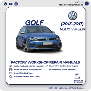 Volkswagen Golf Workshop Manual 2013-2017 PDF Download