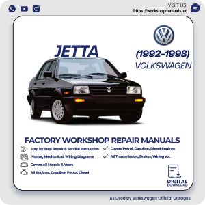 Volkswagen Jetta Workshop Manual 1992-1998 PDF Download