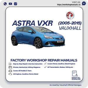 Vauxhall Astra VXR Workshop Repair Manual 2005-2015 PDF Download