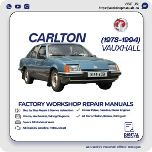 Vauxhall Carlton Workshop Repair Manual PDF Download