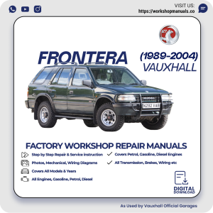 Vauxhall Frontera Workshop Repair Manual PDF Download
