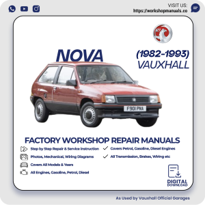 Vauxhall Nova Workshop Repair Manual PDF Download