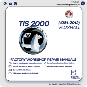 Vauxhall TIS 2000 Workshop Manual PDF Download