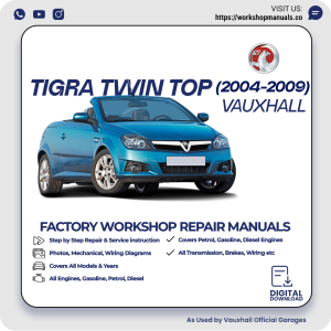 Vauxhall Tigra Twin Top Workshop Repair Manual 2004-2009 PDF Download