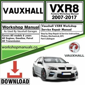 Vauxhall workshop manual cover image