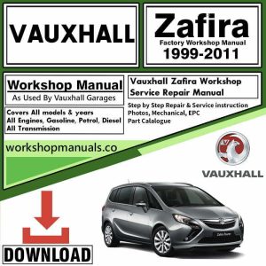 Vauxhall workshop manual cover image