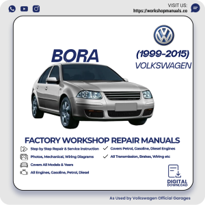Volkswagen Bora Workshop Repair Manual 1999-2015 PDF Download