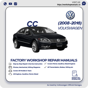 Volkswagen CC Workshop Repair Manual 2008-2016 PDF Download