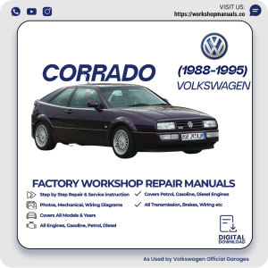 Volkswagen Corrado Workshop Repair Manual 1988-1995 PDF Download