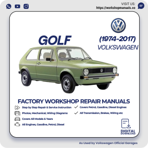Volkswagen Golf Workshop Repair Manual 1974-2017 PDF Download