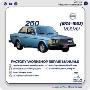 Volvo 260 Workshop Repair Manual 1974-1993 PDF Download