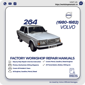 Volvo 264 Workshop Repair Manual 1980-1982 PDF Download