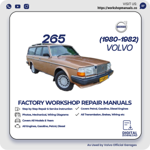 Volvo 265 Workshop Repair Manual 1980-1982 PDF Download