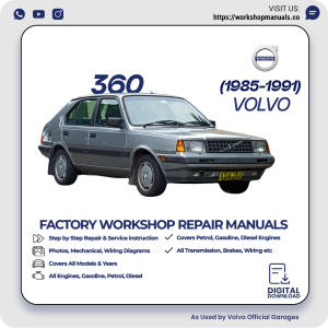 Volvo 360 Workshop Repair Manual PDF Download
