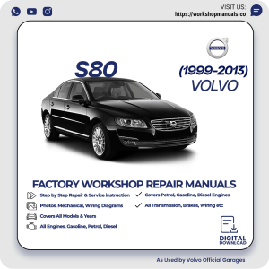 Volvo S80 Workshop Repair Manual PDF Download