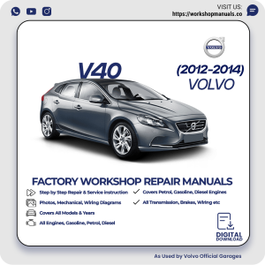 Volvo V40 Workshop Repair Manual PDF Download
